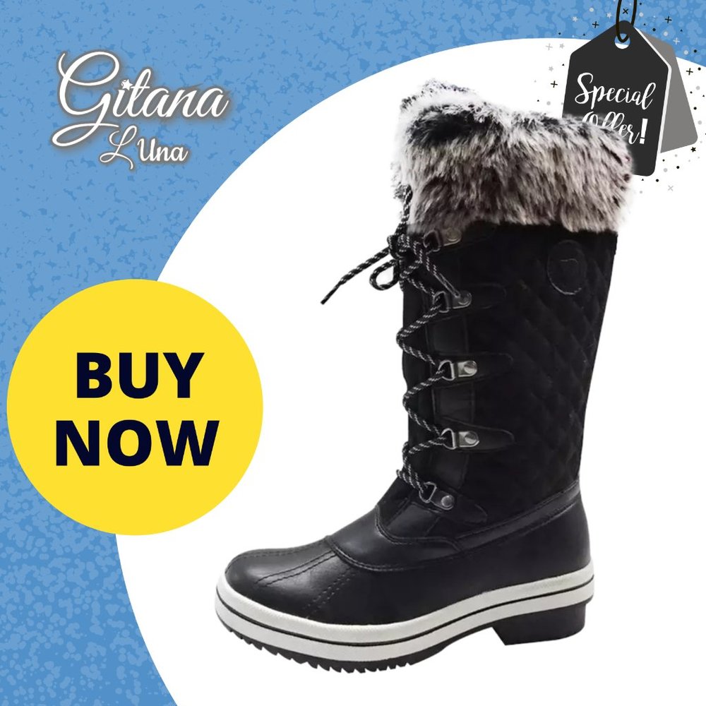 Waterproof Fur Snow Boots